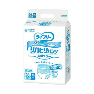 ライフリー リハビリパンツレギュラー Mサイズ/26枚入(ユニ・チャーム)約2回分吸収 50358