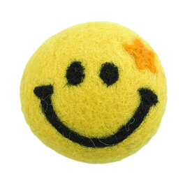 【 猫 おもちゃ 】iCaTOY コロコロフェルトTOY にんまりスマイル 【 猫用おもちゃ ペットグッズ キティ ねこ ネコ 猫用 子猫 用品 ボール プチプラおもちゃ 猫のおもちゃ フェルト icat アイキャット 】