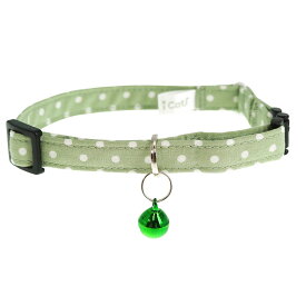 【おでかけ セール ★10％OFF】【 猫 首輪 安全 】iCat moscape カジュアルカラー ドット 防虫 メール便OK 【 国産 防蚊 虫除け 布製 カラー 軽量 セーフティ 簡単 猫首輪 猫の首輪 猫用首輪 カラフル 水玉 ドット 柄 か】