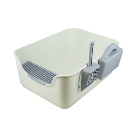 【 猫 トイレ 】iCat シンプルデザインCATトイレット アイキャット【 猫トイレ 四角 猫のトイレ 猫用トイレ 洗いやすい シンプル リビング ネコトイレ コンパクト ケージ 設置しやすい 子猫 ねこ トイレ スコップ付き シンプル モノトーン アイキャット idogicat icat 楽天】