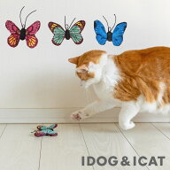 【 猫 おもちゃ 】iCat ちょうちょ カシャカシャとキャットニップ入り アイキャット メール便OK【 猫用お…