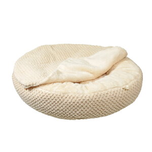 【 猫 ベッド 】IDOG&ICAT iDog fleur もぐれるラウンドベッド アイドッグ【 クッション ベット ハウス カドラー ドーム ハウス ブランケット ふとん 毛布 ペットベット ふんわり 犬用ベッド 猫ベ