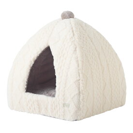 ★新商品★【 猫 ベッド 】IDOG&ICAT iDog fleur ケーブルテントベッド 蓄熱 アイドッグ【 猫 ベット 犬 ハウス ドーム ハウス ペットベット ふんわり あったか 防寒 ねこ 猫用 犬用ベッド 犬のベッド 猫ベッド 秋冬 冬用 idog ベッド 犬 グッズ idog icat アイキャット 】