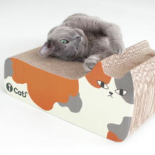 【猫】【つめとぎ】【ダンボール】【iCat】【アイキャット】オリジナルつめとぎミケねこ。【段ボール】【猫用つめとぎ】【猫のつめとぎ】【スクラッチャー】【キャットスクラッチャー】