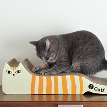 【猫】【つめとぎ】【iCat】【アイキャット】オリジナルつめとぎしまネコロング。【段ボール】【猫用つめとぎ】【猫のつめとぎ】【スクラッチャー】【キャットスクラッチャー】