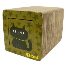 【猫】【つめとぎ】【iCat】【アイキャット】オリジナル飛び出すつめとぎネコトンネル。【段ボール】【猫用つめとぎ】【猫のつめとぎ】【スクラッチャー】【キャットスクラッチャー】
