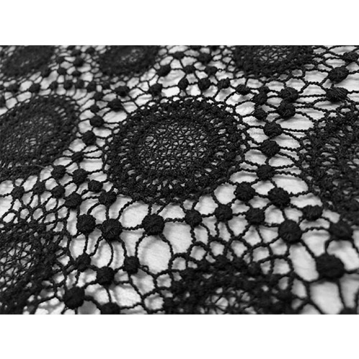 楽天市場 国産レース生地 黒 エンブロイダリーレース 幅90cm 50cmカット 綿100 刺繍糸綿100 Cdmファイブポケッツ 楽天市場 国産レース生地 黒 エンブロイダリーレース 幅90cm 50cmカット 綿100 刺繍糸綿100 Cdmファイブポケッツ
