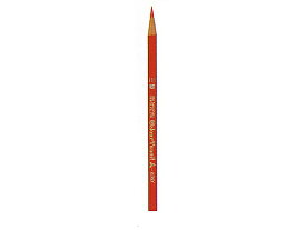 三菱赤鉛筆（朱通し　丸軸）　1本