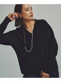 【SALE／50%OFF】【洗える】コットンシェニール Vネックニット ICB アイシービー トップス ニット ブラック【RBA_E】【送料無料】[Rakuten Fashion]