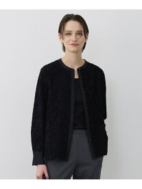 カットジャガードジャージー デザイントップス ICB L アイシービー トップス カットソー・Tシャツ ブラック ホワイト【送料無料】[Rakuten Fashion]