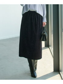 【SALE／40%OFF】【洗える】ストレッチスエード ナロースカート ICB アイシービー スカート ロング・マキシスカート ブラック【RBA_E】【送料無料】[Rakuten Fashion]