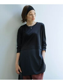 【SALE／40%OFF】【洗える】シアージャージーコンビ カットソー ICB L アイシービー トップス カットソー・Tシャツ ホワイト グレー ブルー ブラック【RBA_E】【送料無料】[Rakuten Fashion]