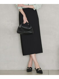 レースコンビジャージー ナロースカート ICB L アイシービー スカート ロング・マキシスカート ネイビー ブラック【送料無料】[Rakuten Fashion]