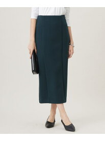 【SALE／40%OFF】【洗える・WEB限定カラーあり】コンパクトダブルフェイス スカート ICB アイシービー スカート ロング・マキシスカート グリーン ネイビー ブラック ホワイト【RBA_E】【送料無料】[Rakuten Fashion]