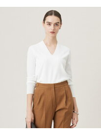 【SALE／40%OFF】【洗える】 シンセティックフルニードル Vネックプルオーバー ICB アイシービー トップス ニット ホワイト ピンク カーキグリーン【RBA_E】【送料無料】[Rakuten Fashion]