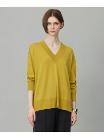 【SALE／40%OFF】【洗える】シルクヴィスコースハイゲージ Vネックニット ICB アイシービー トップス ニット ブラック【RBA_E】【送料無料】[Rakuten Fashion]