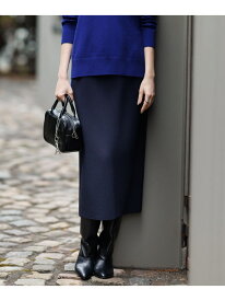 【SALE／30%OFF】【洗える】 シンセティックダブルフェイス ニットタイトスカート ICB L アイシービー スカート ロング・マキシスカート ブラック ネイビー【RBA_E】【送料無料】[Rakuten Fashion]