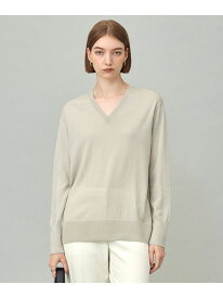 【SALE／30%OFF】【洗える】コンパクトファインウール Vネックニット ICB アイシービー トップス ニット ピンク ブラック ブルー【RBA_E】【送料無料】[Rakuten Fashion]