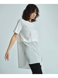 【SALE／40%OFF】【人気のため新色追加・UVケア・洗える】シアージャージーコンビ カットソー ICB アイシービー トップス カットソー・Tシャツ ホワイト ブラック グレー【RBA_E】【送料無料】[Rakuten Fashion]