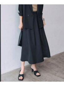 【SALE／40%OFF】【UVケア・速乾・洗える】シルクエステルタフタ フレアスカート ICB アイシービー スカート ロング・マキシスカート ブラック カーキグリーン【RBA_E】【送料無料】[Rakuten Fashion]