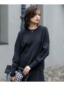 【SALE／30%OFF】【洗える】 シルキーウールダブルフェイス ニットプルオーバー ICB アイシービー トップス ニット ブラック ブルー グレー【RBA_E】【送料無料】[Rakuten Fashion]