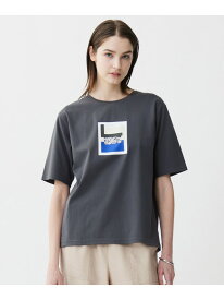 【新色追加・接触冷感・UVケア・洗える】 ロゴTEE ICB L アイシービー トップス カットソー・Tシャツ ホワイト グレー ブラック【送料無料】[Rakuten Fashion]