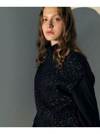 【30th ANNIVERSARY】 カシミヤブレンドルレックス ハイネックニットベスト ICB L アイシービー トップス ベスト・ジレ グレー ブラック【送料無料】[Rakuten Fashion]