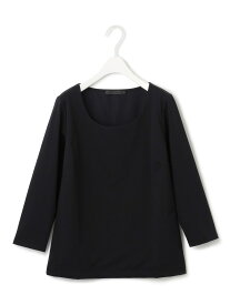 【洗える】スーペリアジャージー Uネックプルオーバー ICB アイシービー トップス カットソー・Tシャツ グレー ブラック ホワイト【送料無料】[Rakuten Fashion]