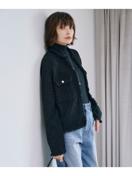 楽天市場】【SALE／30%OFF】ルレックスニットツイード カーディガン 