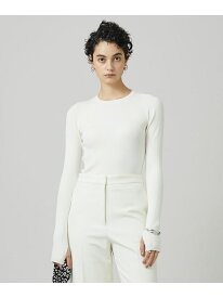 【SALE／30%OFF】【CLASSY.1月号掲載・洗える】ハイゲージリブベーシック プルオーバーニット ICB アイシービー トップス ニット ブラック ホワイト【RBA_E】【送料無料】[Rakuten Fashion]