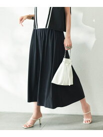 【WEB限定カラーあり・UVカット・接触冷感・速乾】マットスキューバ フレアスカート ICB アイシービー スカート ロング・マキシスカート ホワイト ブラック【送料無料】[Rakuten Fashion]