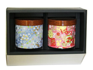 お茶ギフト 静岡茶「薮北天下一 山峡の里 キャニスター和紙缶 各100g詰合せギフト」静岡茶の通販 沼津・市川園