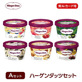 お歳暮 冬ギフト ギフト対応 ハーゲンダッツミニカップ　Aセット6種