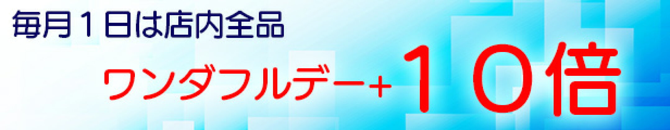 毎月1日はワンダフルデー！エントリーでポイント13倍