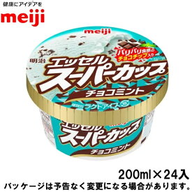 明治エッセル　スーパーカップチョコミント　200ml×24入