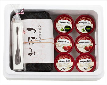 ハーゲンダッツミニカップ6個&つぼみ6個&MadeinTSUBAMEアイススプーンセット【送料込】【ラッピング付】