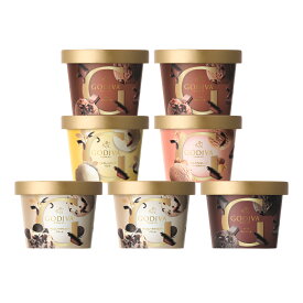 ゴディバのチョコレート“そのもの”を楽しめるカップアイスクリームの詰め合わせ7個セット プレゼント　G-7