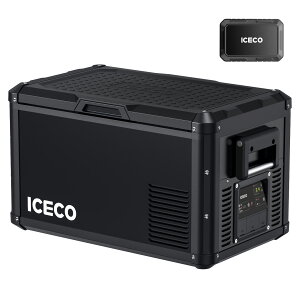 ICECO VL35ProS |[^u①+obe[ Zbg 35L -18`10 5Niۏ }Ⓚ ԍڗ① e ᓮ쉹 3WAYdΉ Jt^ USB|[g*2 DC12V/24V AC100V  Ԓ AEghA L