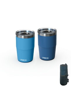 ICECO 7th Anniversary �X�e�����X�^���u���[ 2�Z�b�g �J�b�v �R�b�v �ۉ� �ۗ� �H��@�Ή� ��d�^��f�M �}�O�l�b�g�W�t�� �A�E�g�h�A �L�����v