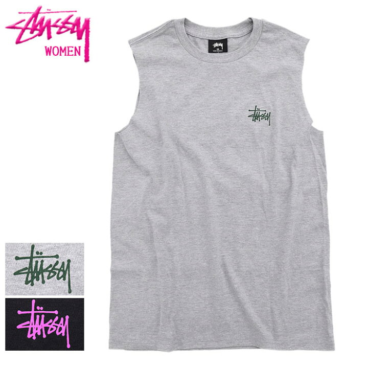 楽天市場】ステューシー STUSSY Tシャツ ノースリーブ レディース 