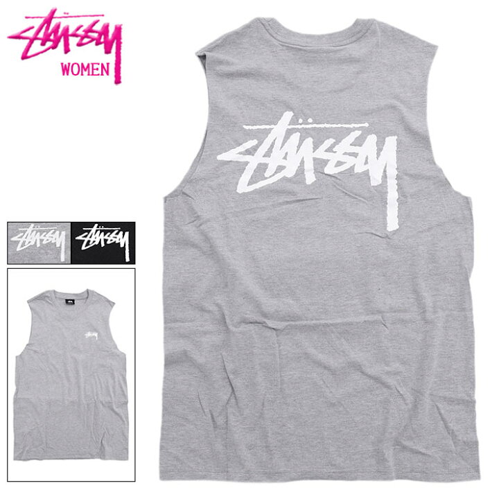 楽天市場】ステューシー STUSSY Tシャツ ノースリーブ レディース 