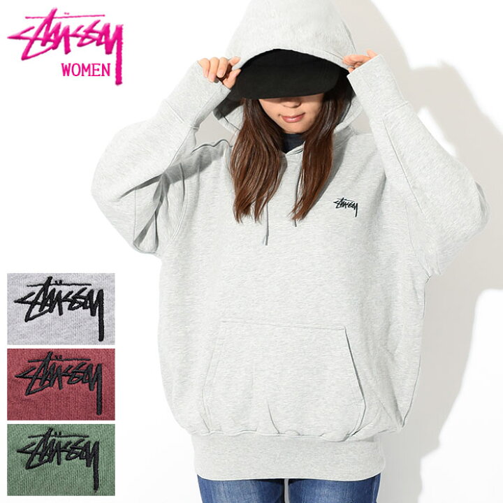 楽天市場】ステューシー STUSSY プルオーバー パーカー レディース 