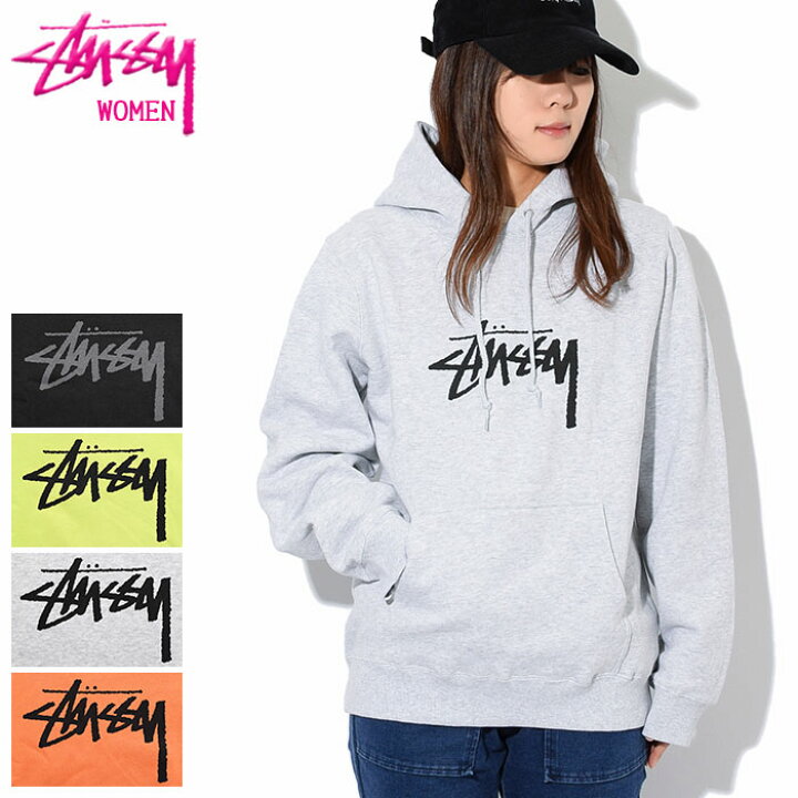 楽天市場】ステューシー STUSSY プルオーバー パーカー レディース  