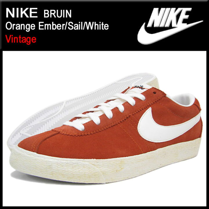 楽天市場】ナイキ NIKE スニーカー ブルーイン Orange Ember/Sail 