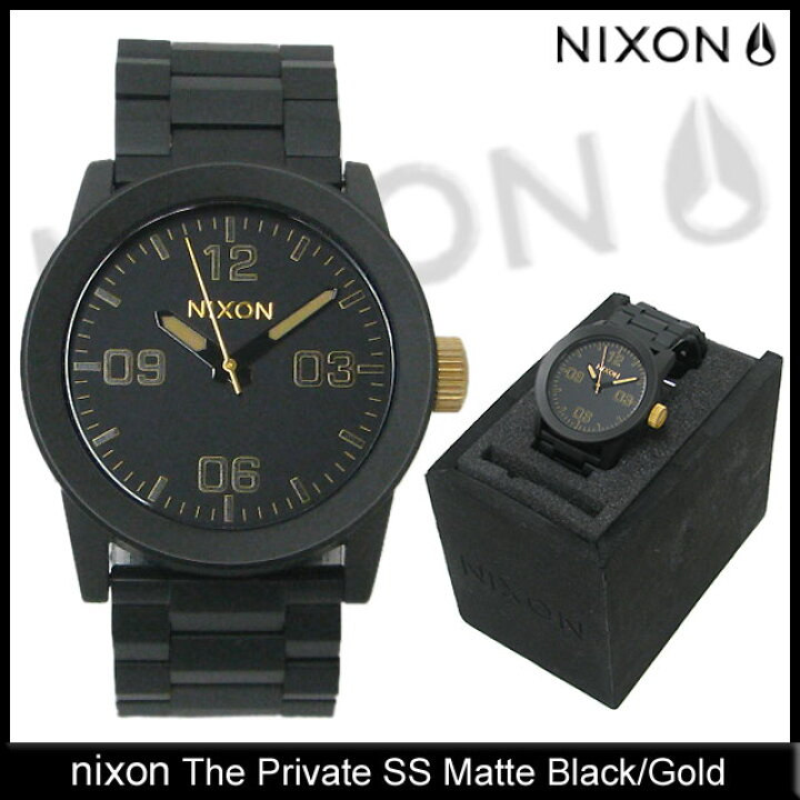 楽天市場】ニクソン nixon 腕時計 ザ プライベート SS Matte Black 