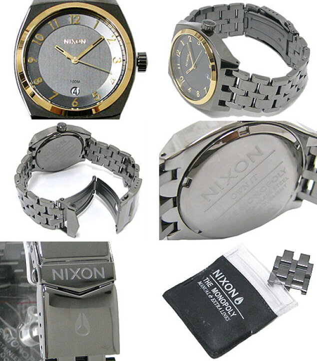 楽天市場】ニクソン nixon 腕時計 ザ モノポリー Gun N Gold(nixon The 