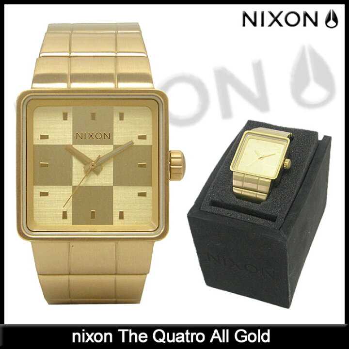 楽天市場】ニクソン nixon 腕時計 ザ クアトロ All Gold(nixon The 