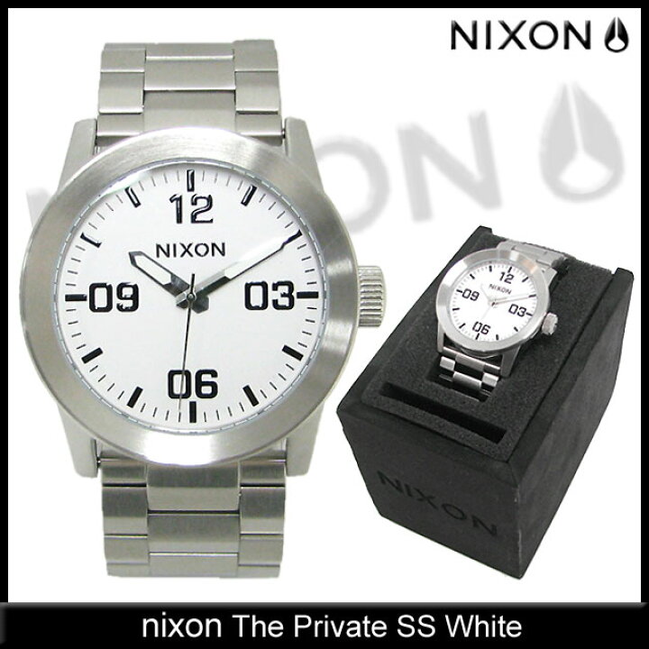 楽天市場】ニクソン nixon 腕時計 ザ プライベート SS White(nixon The 