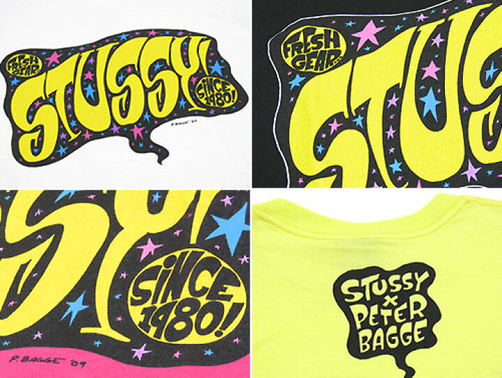 楽天市場】STUSSY(ステューシー)×PETER BAGGE Groovy Stussy S/S Tee 
