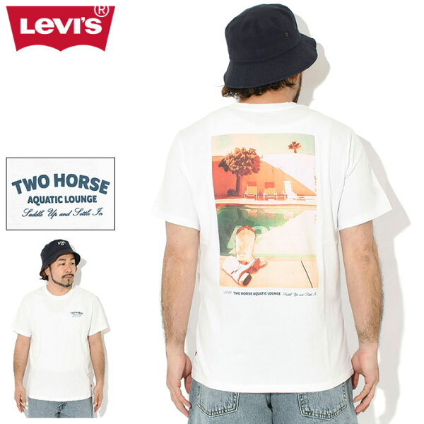 リーバイス Levis Tシャツ 半袖 メンズ ツー ホース アクアティック ラウンジ リラックス フィット ( levis Two Horse Aquatic Lounge Relaxed Fit S/S Tee ティーシャツ T-SHIRTS カットソー トップス 16143-2375 16143 2375 )[M便 1/1]